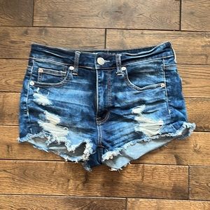 Ripped Jean Shorts